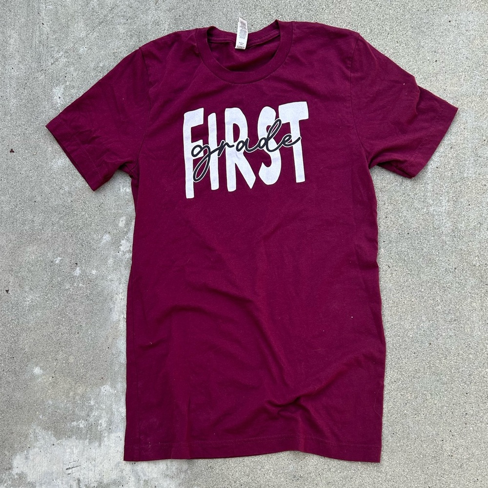 First Grade Teacher Tshirt size small